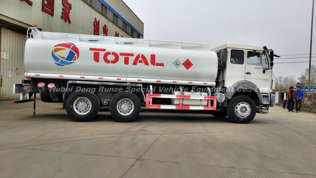 Beiben Fuel Bowser for Petroleum Oil, Gasoline, Petrol, Diesel Transportation with Pto Pump 25, 000L 12 Wheels (Diesel Bowser)