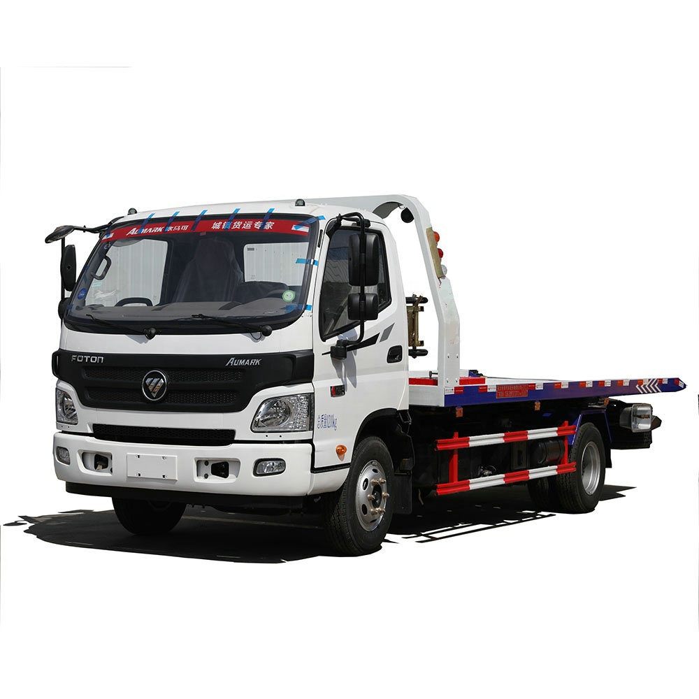 Foton Recovery Roll Back Flatbed Wrecker or Wheel Lift Wrecker with Broken Car Carrier for Towing Truck 5ton Optional 4X4 Offroad Awd Integrated Lift 3ton