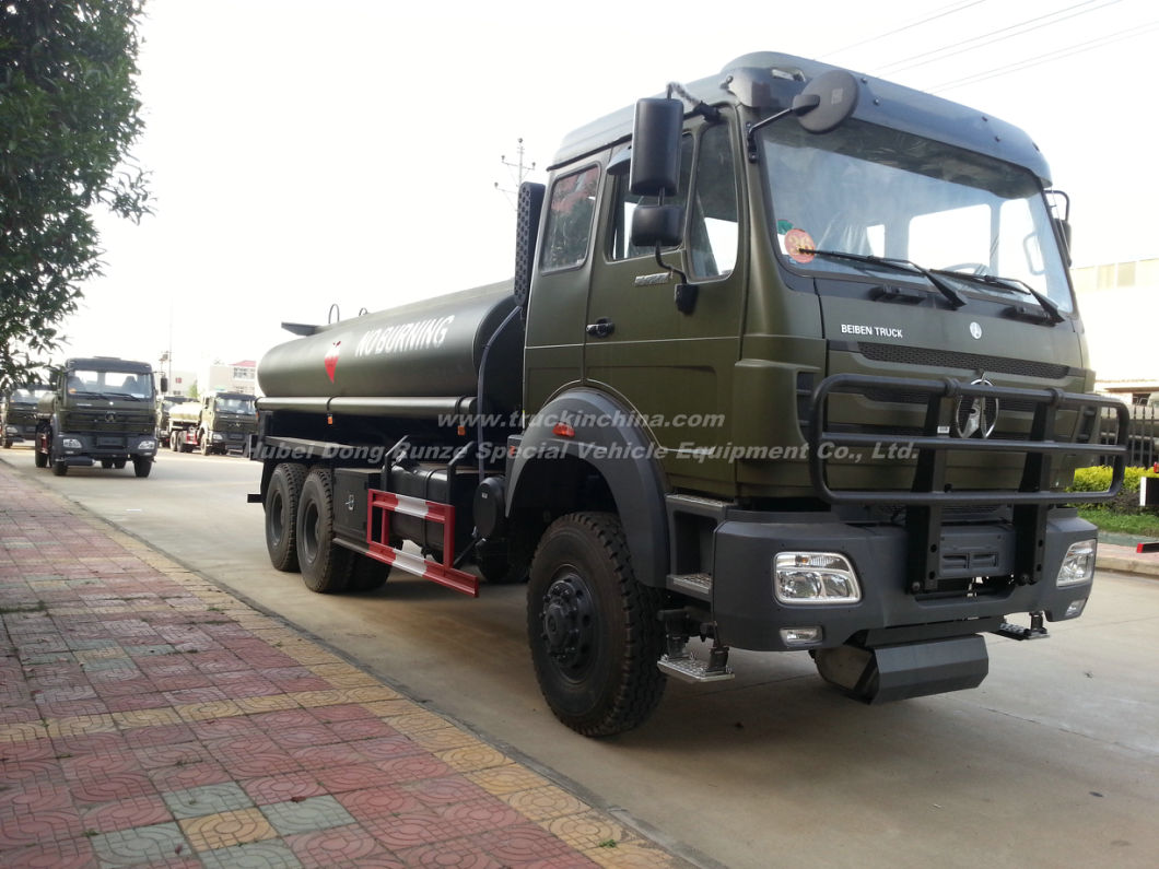Beiben Trucks 2529 Fuel Bowser Tanker off Road All Wheel Drive 6X6.6*4. LHD. Rhd 2534.2538 for Petroleum Oil, Gasoline, Petrol, Diesel Transport