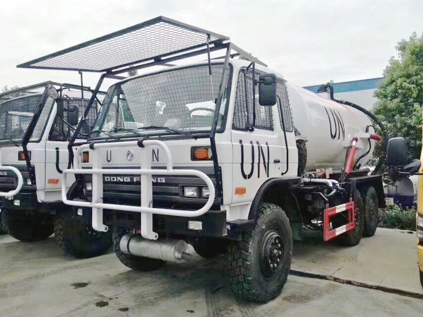 Dongfeng 6X6 off Road Military All Wheel Drive Vacuum Sewage Tank Truck Factory 12cbm