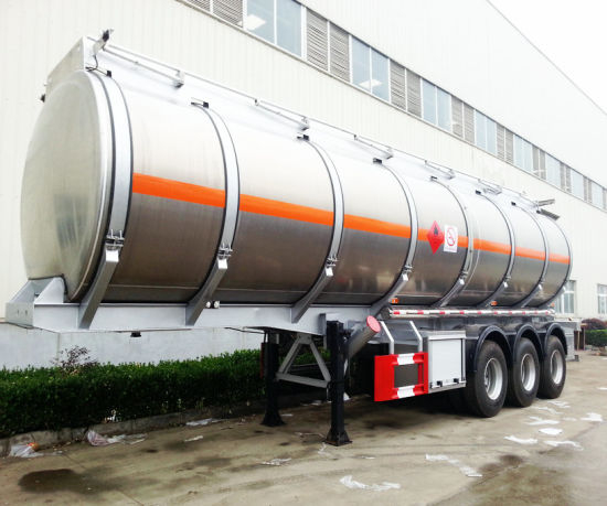 47m3 Light- Duty Aluminium Alloy Tanker Semi-Trailer