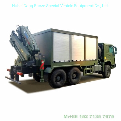 HOWO Mobile Workshop 6X6 off Road Service Trucks Customizing