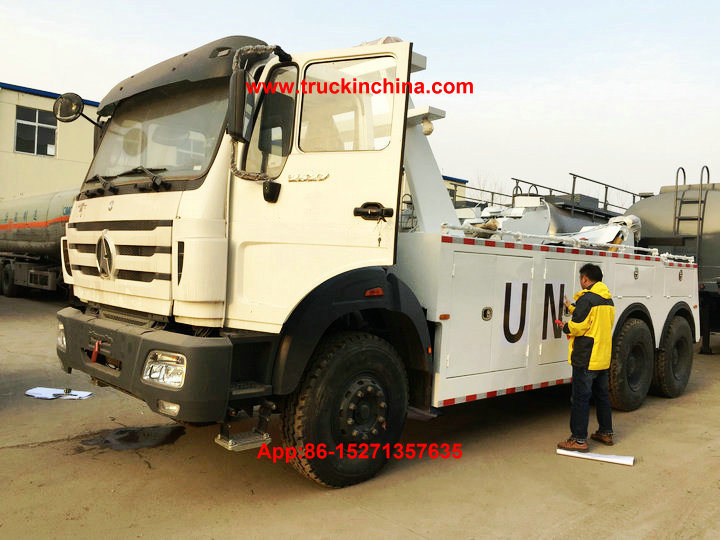 Beiben Recovery Trucks 10 Wheels 25t Wrecker 2529, 2534, 2538