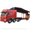Customizing 60 Tons Flat Bed Curtain Side Wall Cargo Semi Trailer (Wing Side Opening Van)