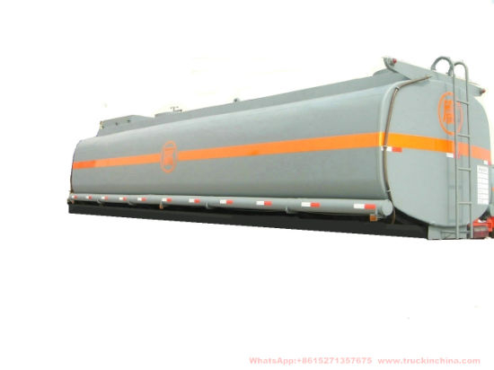 Dongfeng Chemical Tanker Truck Hydrochloric Acid Tank (16000 -25000Liters Steel Lined LLDPE Tank) for Chemical Factory Transport