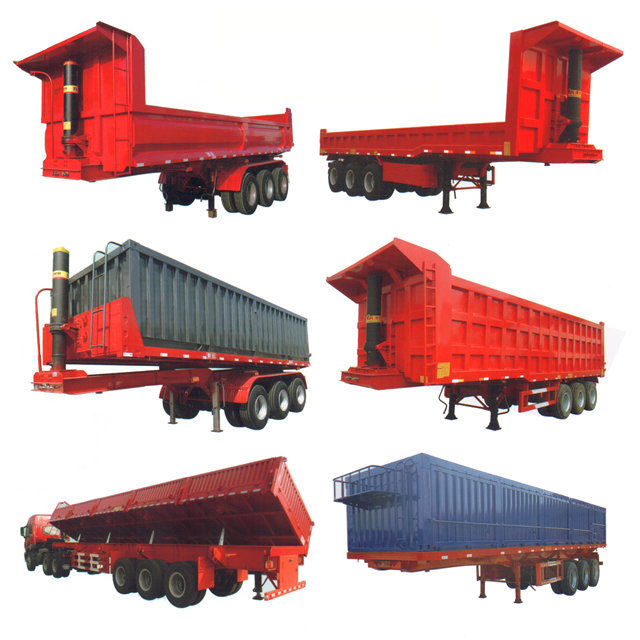 Hot Sale Heavy-Duty Dump Tipper Semi Trailer 50t -80ton