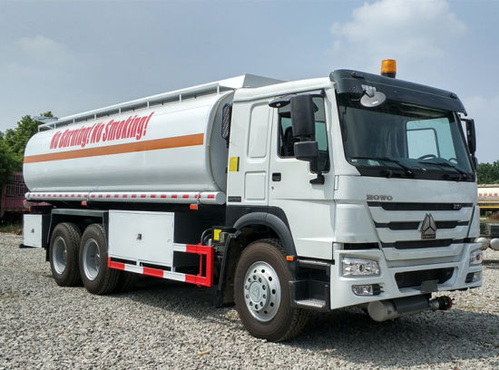 HOWO 6X4 Fuel Tank Truck with Refuelling System with Computer Dispenser Refueling Bowser for Vehicle 25cbm with Drolly Tank Trailer