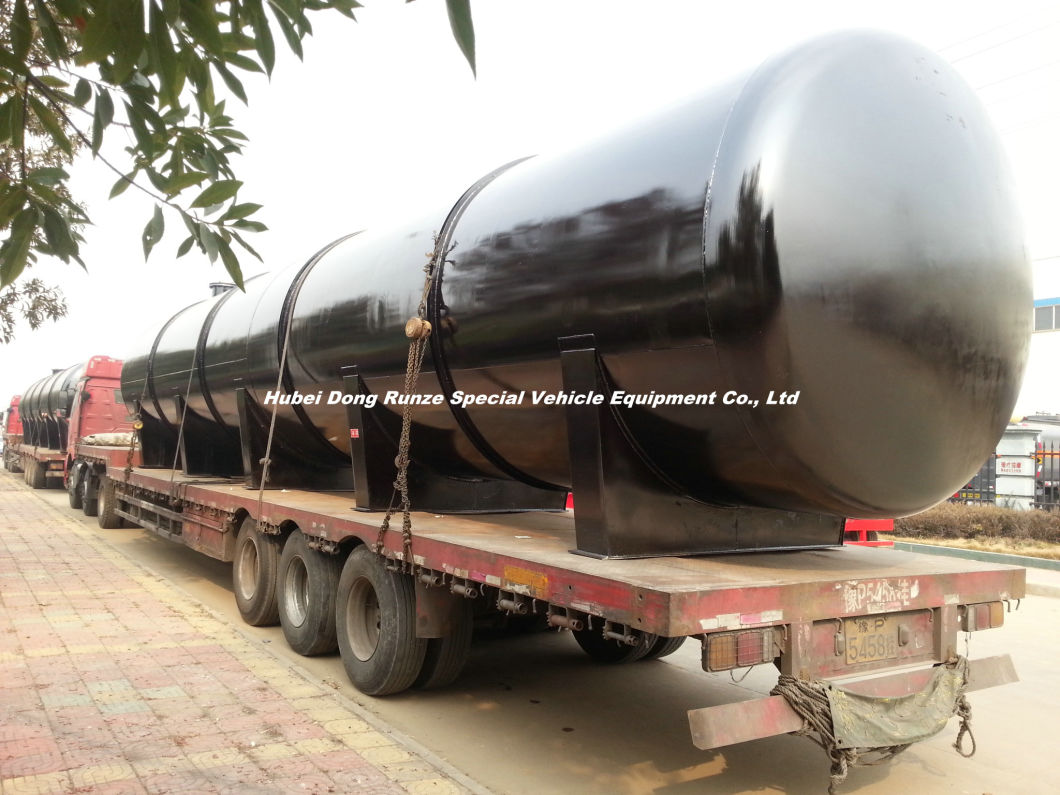 Acid Storage Tank for Oil Fied Chemical Contain Hydrochloric Acid 120cbm Horizontal
