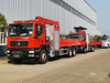 Sitrak Cargo Truck Mounted with 6.3ton Telescopic Hydraulic Crane Rescue Towing Winch Air compressor