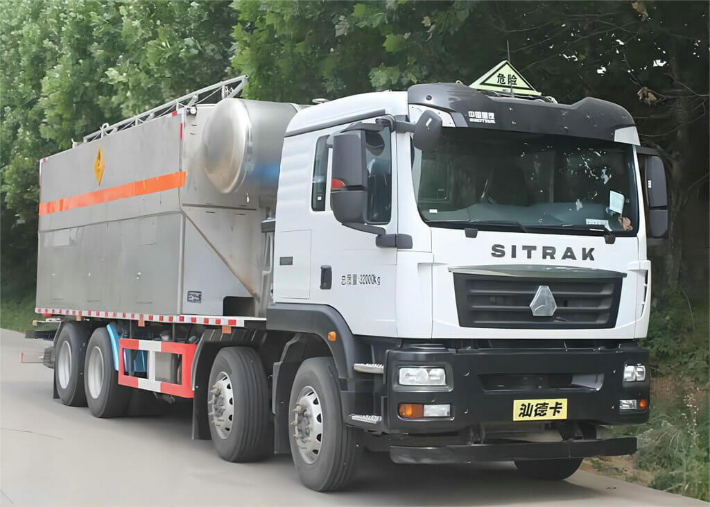 on-Site Mixed Heavy Anfo Explosives Truck
