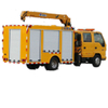 ISUZU Generator Engineering Rescue Truck Mounted 2T Telescope Boom Crane 