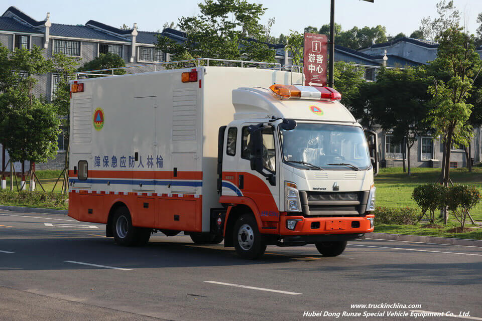 HOWO Mobile Generators trucks (4)