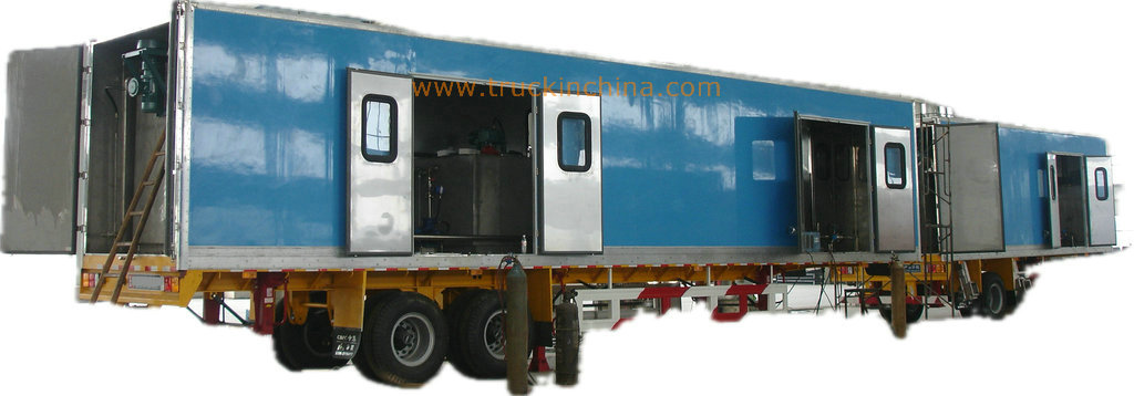 Trailer Mounted Portable Modular Emulsion Explosive Plant for Mining Blast 