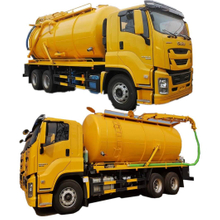 ISUSU GIGA 25Ton Combined Sewer Suction Jetting Hydrovacs Vacuum Hydro Excavation Truck (14m3 Drilling Wast+6m3 Jetting Water)