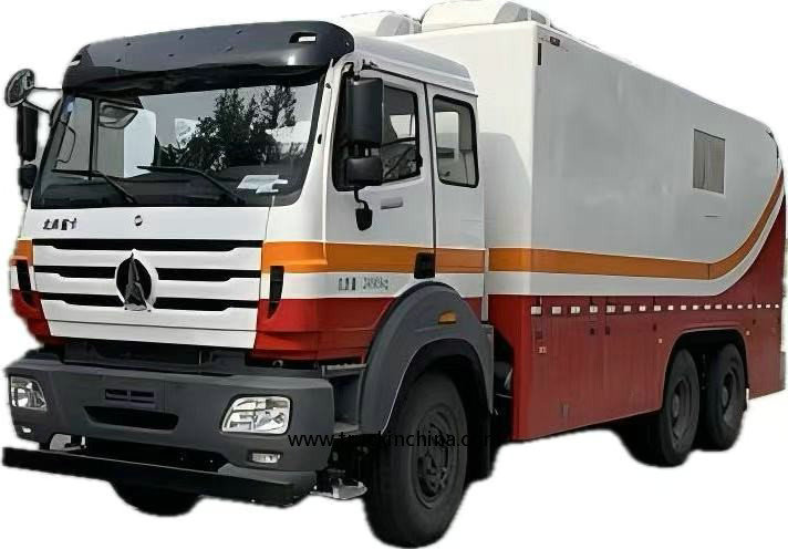 Beiben Well Logging Truck with 7000m Wireline 
