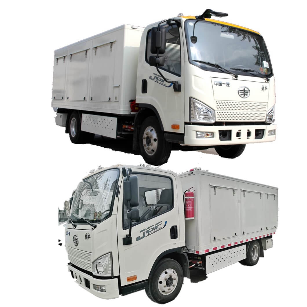 Pure Electric Power FAW Truck Mounted Aircraft Oxygen Charging Units for Aircraft Oxygen Service 
