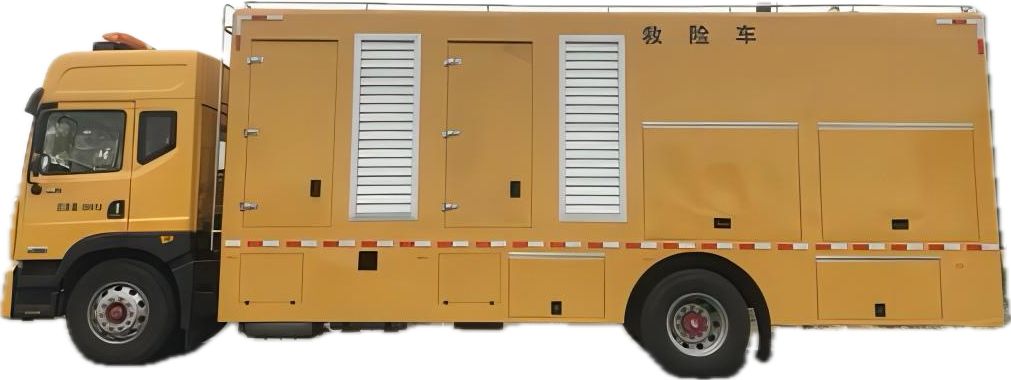 DFAC Large Flow Drainage Emergency Rescue Trucks with Generator 350kw Pump 3000m3/h