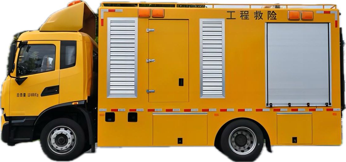 DFAC Emergency Drainage Rescue Trucks with Generator 150kw Pump 3000m3/h