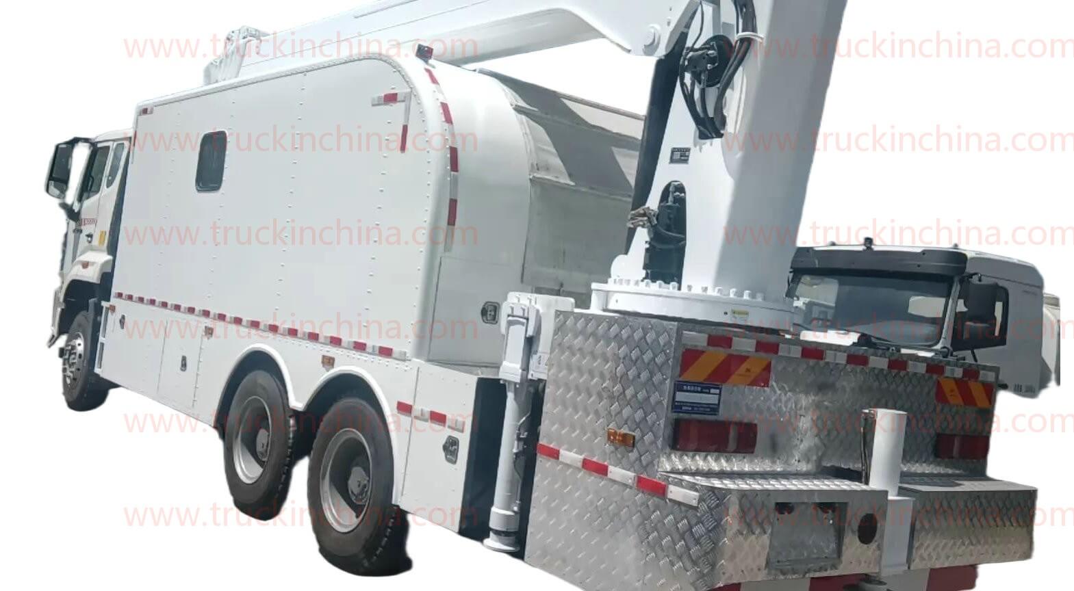 Oilfield Petroleum Multi-Functional Well Logging Truck Mounted 14T Crane Slickline Unit 7500m