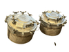 SS304, SS316L Stainless Steel Manhole Cover for Sulfuric Acid Tank, Dust Tank, Chemical Tanker Truck