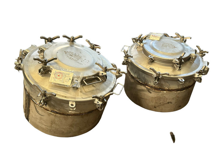SS304, SS316L Stainless Steel Manhole Cover for Sulfuric Acid Tank, Dust Tank, Chemical Tanker Truck