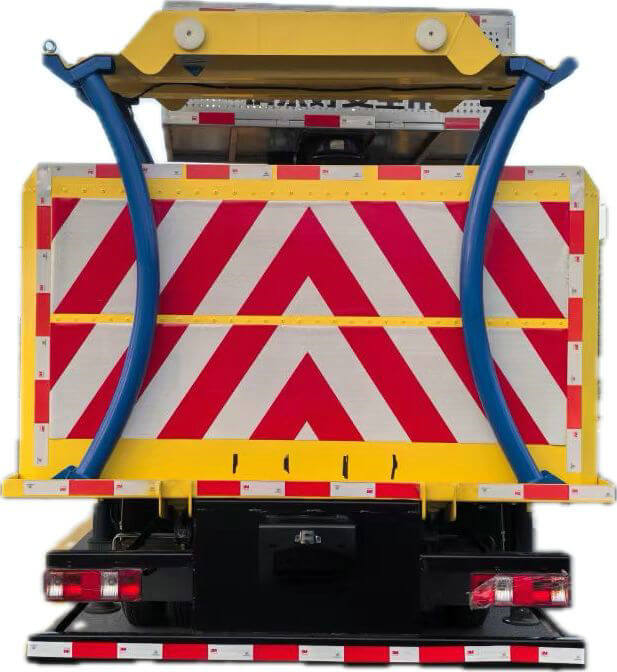 Multifunction 20m Aerial Work Platform Manlift Bucket Truck With TAM Attenuator Anti-Collision Unit