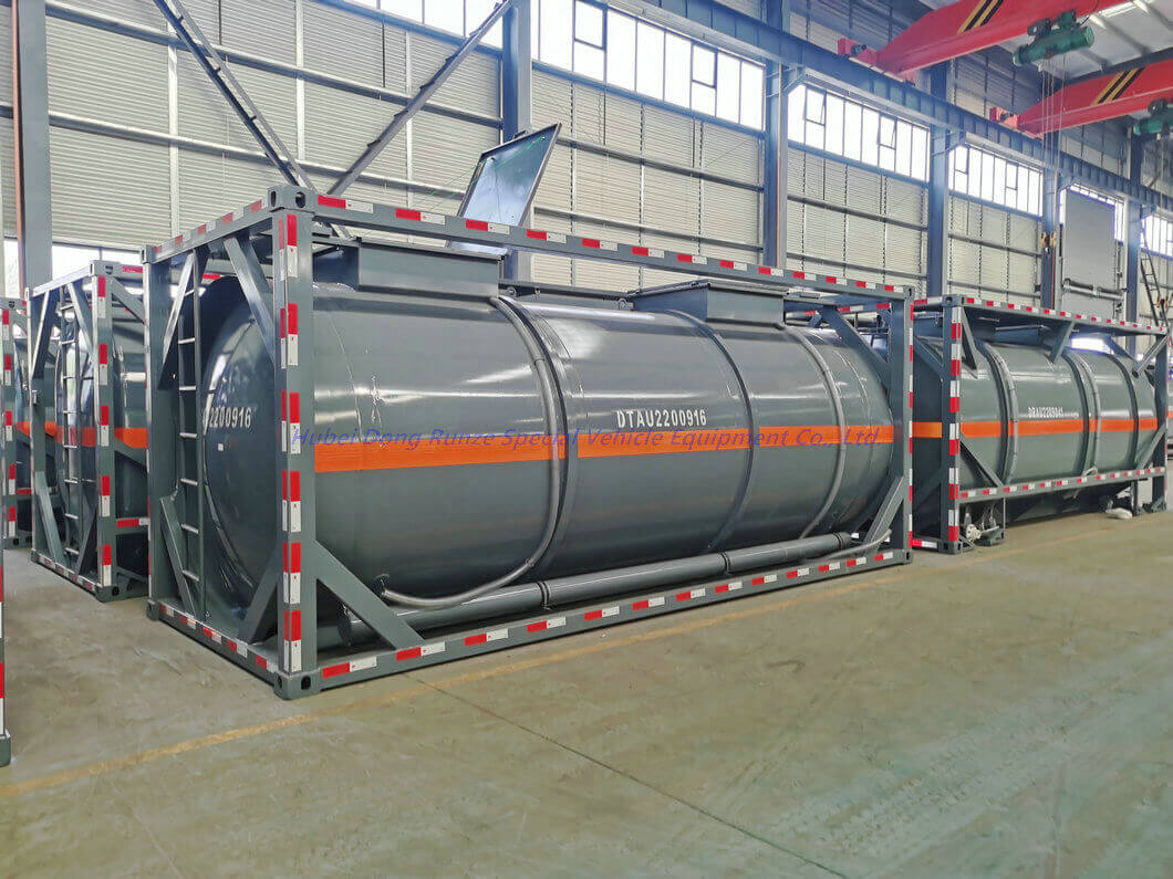 lined PE HCL Acid ISO Tank Container 20ft (4)