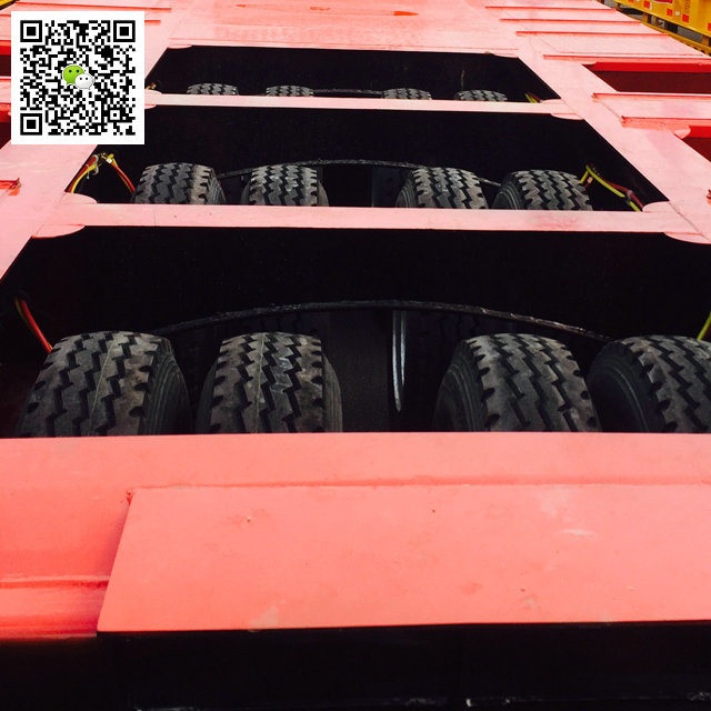 Customizing Excavator Transport Hydraulic Lowbed Lowboy 3 Line 6 Axles Low Bed Semi Trailer