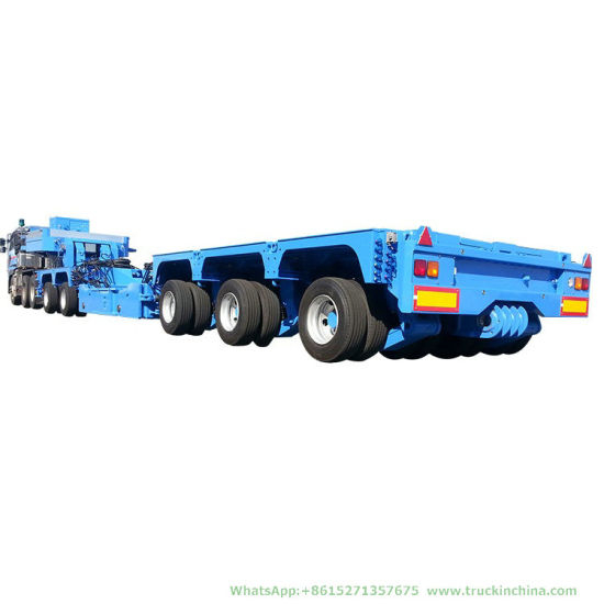 Customized Heavy Haul Multi Axles Modular Trailer 120 Tons Low Bed Trailer