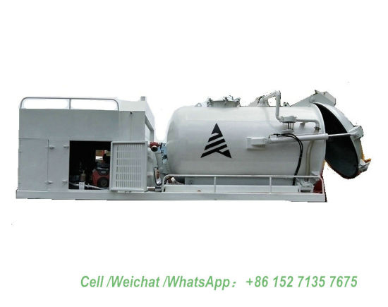 Combined Sewer Jetting Vacuum Tank Body Customized (3000L -16000L Combination Jet-VAC Units Combined Sewer Vehicles Body Build Tank)