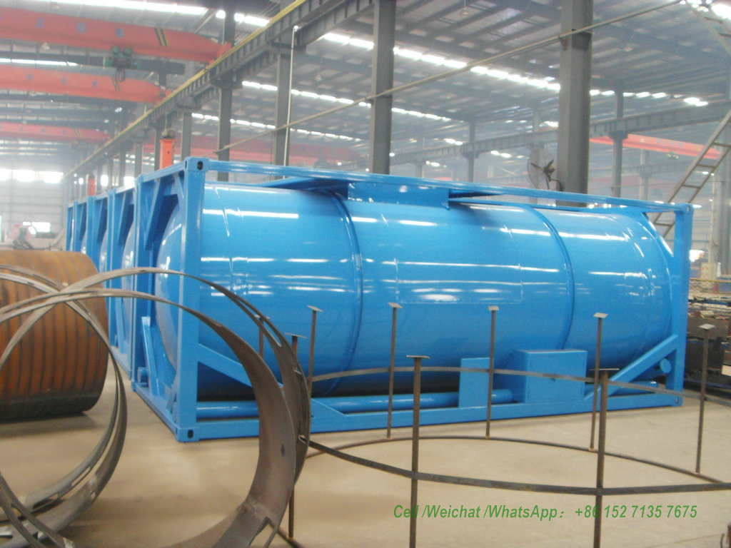 ISO Tank Container 20FT for Wast Water (Carbon Steel/Lined PE /Stainless Steel SS304 Transport Sewage Wast Water, Wast Oil, Wast chemical liquid)