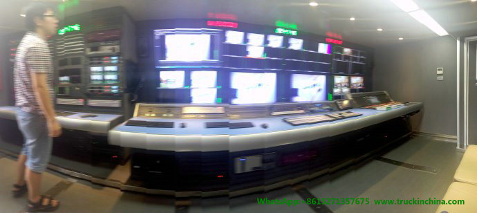 Isuzu HD Ob Van (4 HD HDTV Outdoor Broadcasting OB Van For TV Studio)