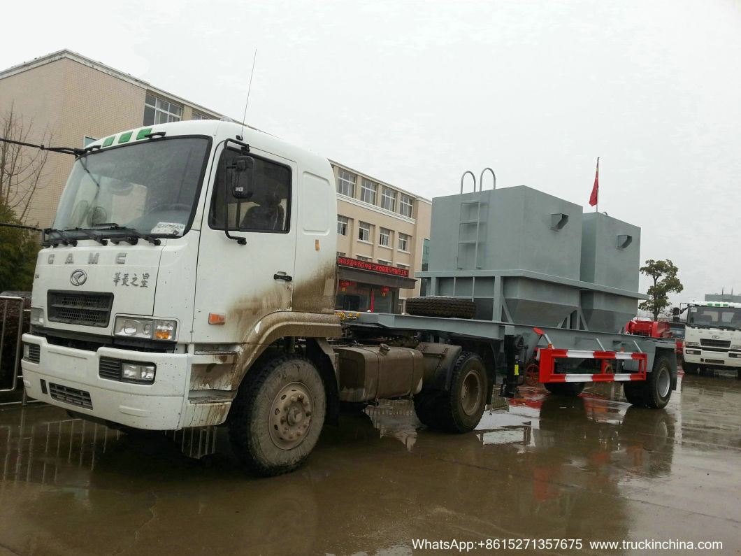 Customized Bulk Trailer Truck (1 Axle For Bulk Powder, Bean, Feed, Zinc Oxide Hopper Grain Distance Transport)
