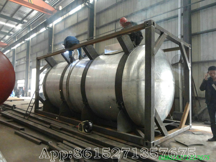 ISO 20FT Nitric Acid Tank (HNO3 Aluminium 20Feet Tank Container 81002 UN)