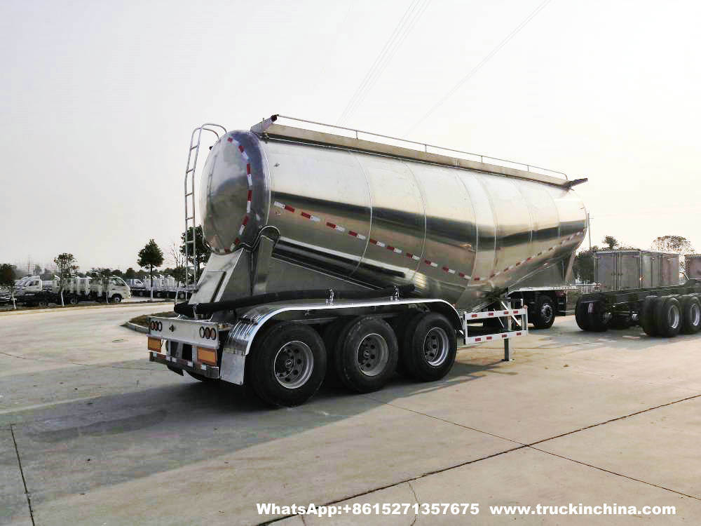 Customizing Aluminum Alloy Bulk Cement Tanker (Transport Fly Ash, Flour, Powder Material)