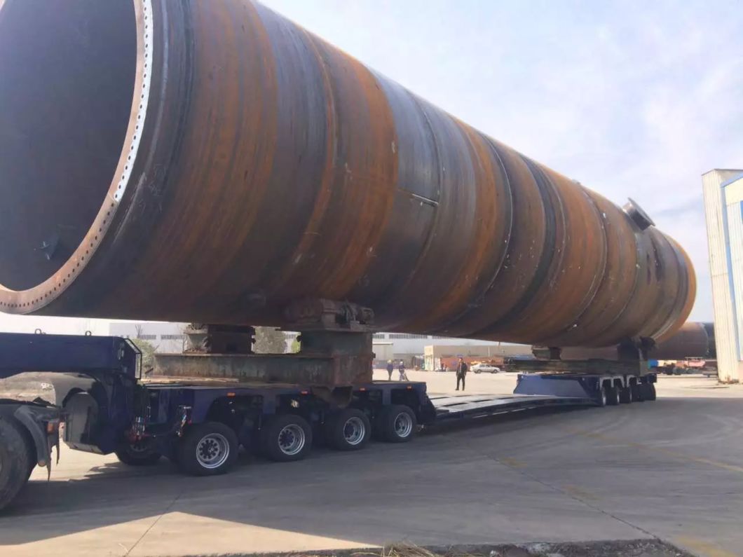 Customizing 9-10axles 150t- 200t Hydraulic Modular Lowboy Semi Trailer for Cylinder Tank Goods Tanker (Petro Chemical Industry Transporter)
