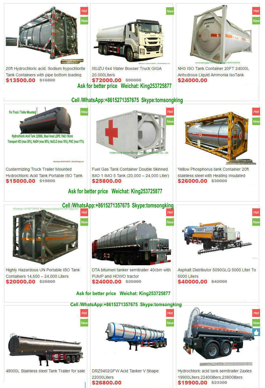 Tri Axles Trailer Tanker with Insulation Layer for Heat Bitumen, Liquid Asphalt, Coal Tar Oil, Crude Oil Transport Tank Capacity 30, 000L-45, 000liters 12wheels