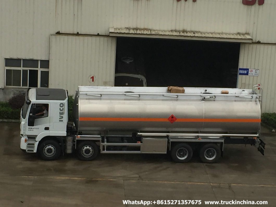 Dongfeng 12 Wheels Aluminum Alloy Fuel Tanker (8X4 Jet Oil Refueling Bowser 30cbm Diesel Delivery Refueling Truck)