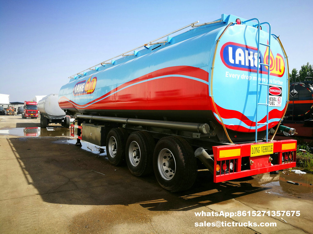3 Axles Diesel Tank Trailer