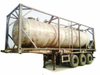 Customising 40FT Stainless Steel Tank Container with Insulation Steam Heating for Phosphorus Chemeical Liquid Transport