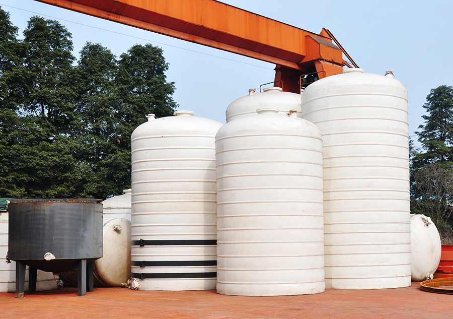 13200 Gallon Hydrochloric Acid Storage PE Tank (Vertical/Horizontal LLDPE Tank Sodium Hypochlorite, HCl Acid 10566Gal, 7925Gal, 5283Gal, 3962Gal, 2641Gal)