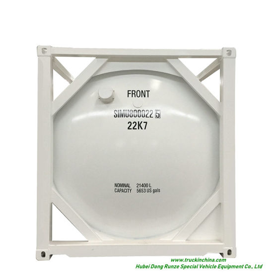 T75 ISO Tank Container Cryogenic for Liquid LNG, Oxygen, Nitrogen, Argon, 20FT Container Portable