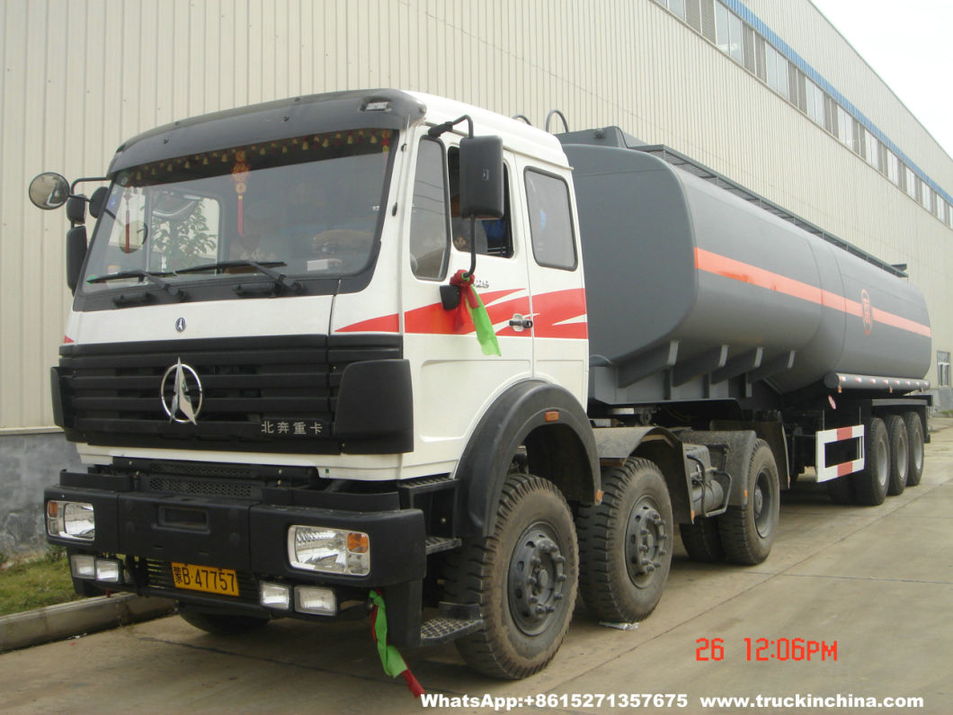 Customized Dilute Sulphuric Acid Tanker 40t (Steel Lined Rubber plastic LLDPE Chemical Liquid Tanker)