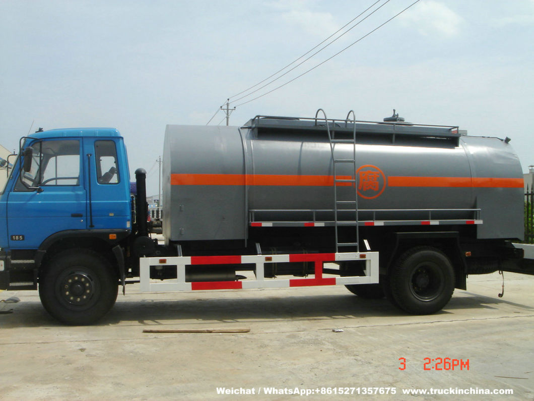 Customised Chemical Resources Recycling Acid Tank Truck (Chemical Liquid Hydrochloric Acid Delivery Tanker)