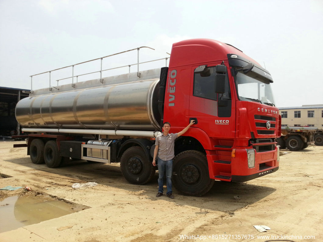 Iveco Genlyon 8X4 Aluminum Fuel Tank Truck (2 Compartments 27 - 30 CBM 12 Wheels)
