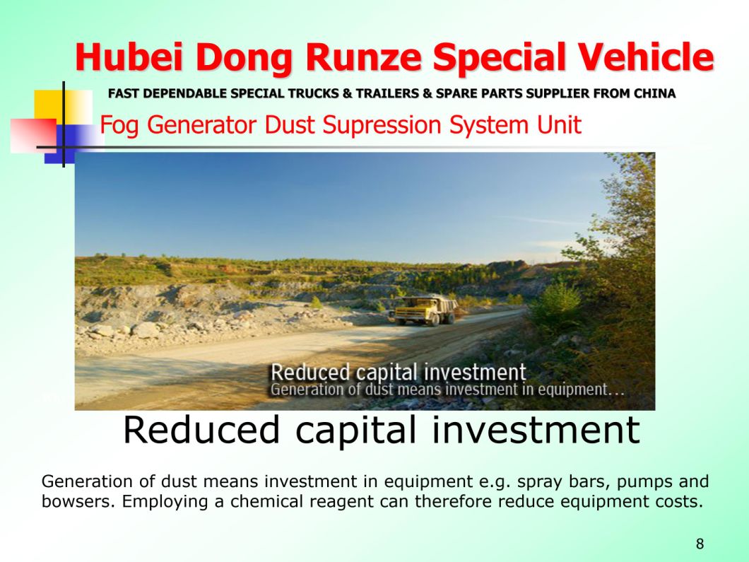Customizing Fog Generator Dolly Trailer (Dust Supression Trailer System with Water Tank Spray Fine Mist 80m-150m)