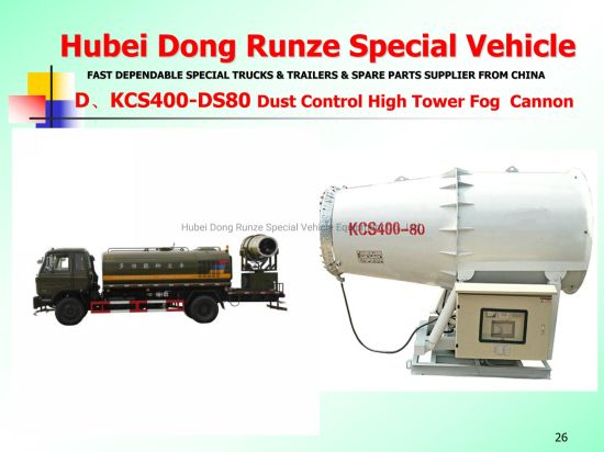 Fog Cannon with Fog Generator Dust Supression System Unit (Sprayer Water Mist 50m-200m Citywide Disinfection Cannon, Sterilization Spray Machine)