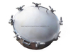 SS304, SS316L Stainless Steel Manhole Cover for Sulfuric Acid Tank, Dust Tank, Chemical Tanker Truck
