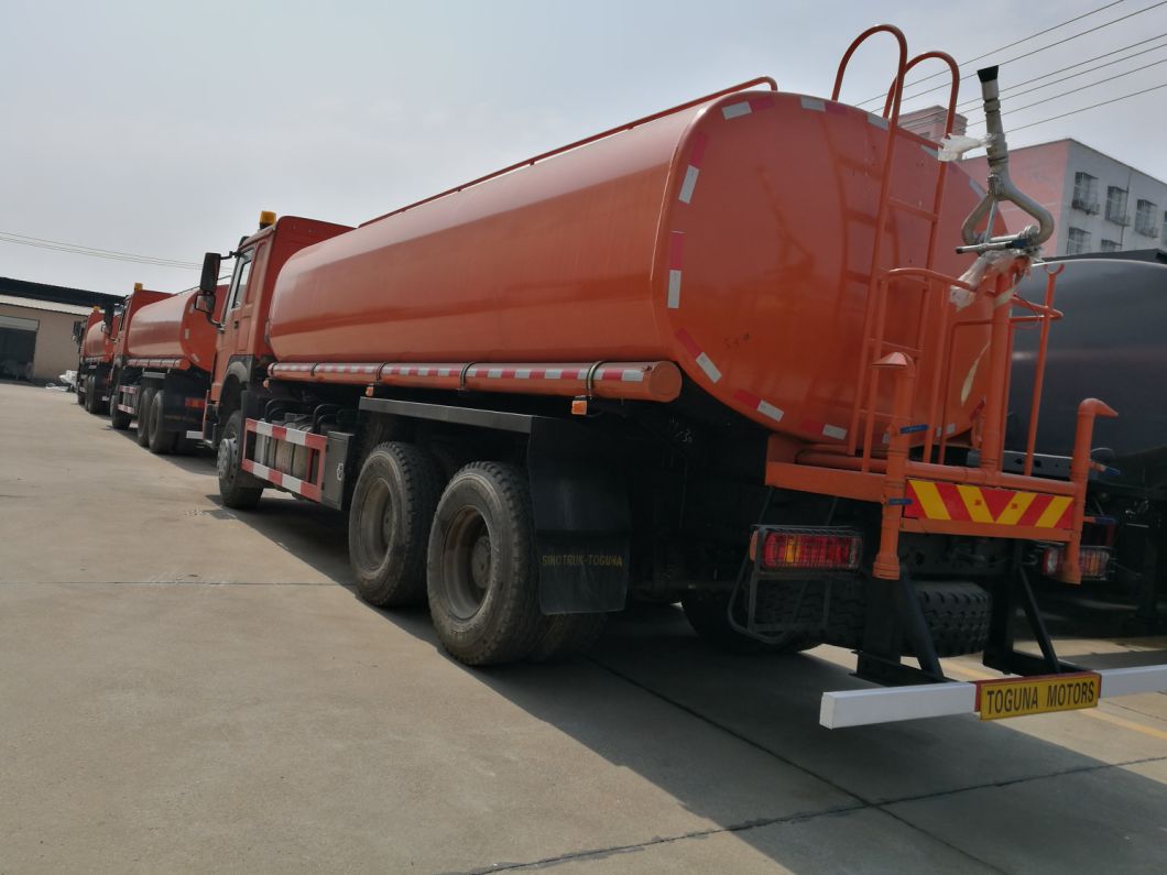 Sinotruck HOWO 6X4 Water Tank Bowser Truck Capacity 15 Tons 18 Tons 20 Tons Water Sprinkler Truck (336HP 371HP 15000L 18000L 20000L)