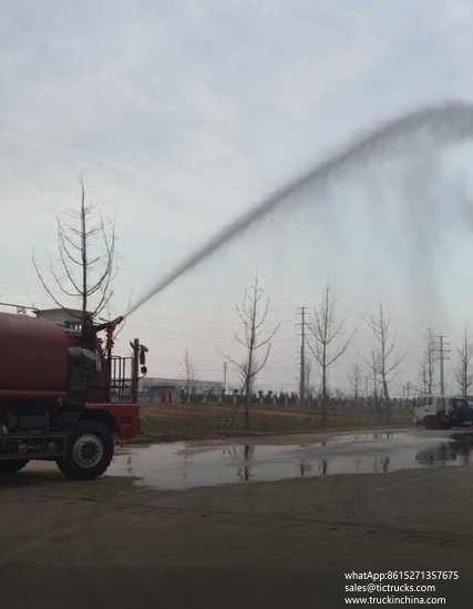 HOWO Mining Anti Dust Water Tanker Truck 35- 40m3 (Offroad Water Bowser with Fire Pump Water Fire Cannon)
